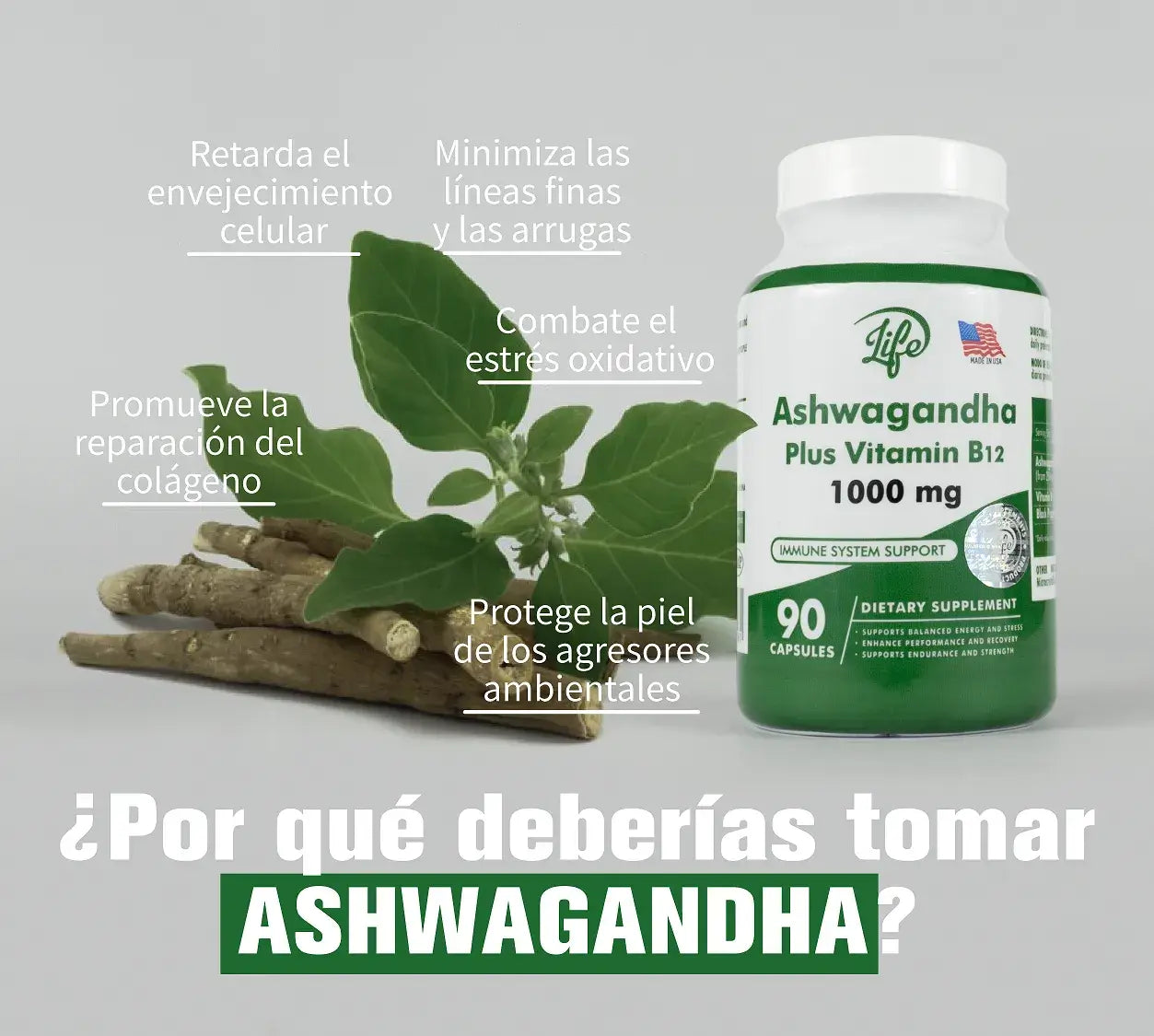 Ashwaganda Plus Vitamin B12
